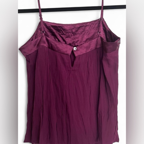 Zona Libre Beaded Purple Cami Top Women’s Size Medium Y2K Deadstock Fairy Boho - Picture 4 of 5